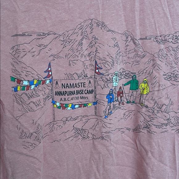 JuJu Men's graphic Everest camp tshirt - Picture 2 of 3